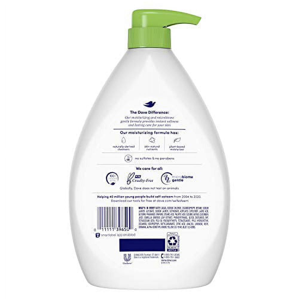 Dove Refreshing Body Wash with Pump Revitalizes and Refreshes Skin Cucumber and Green Tea Effectively Washes Away Bacteria While Nourishing Your Skin 34 oz 3 Count
