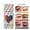C, variant on Eyeliner Pencil Waterproof Matte Long Lasting Smudge Proof Pearl Light Eyeliner Pencil With Rotating Ball Point Double Brush Soft Smooth Application Durable Wooden Handle