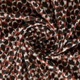 thumbnail image 2 of Zelouf Lucy Animal Knit Jacquard  , Sewing, DIY, Crafts Fabric by the Yard, Rust/black/ivory, 10 Yard, 2 of 3