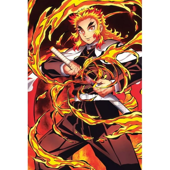 Diamond Painting Kits for Adults&Beginners DIY 5D Diamond Art Paint with Round Diamonds Full Drill Agatsuma Zenitsu Gem Art Painting Kit for Home Wall Decor Gifts(12x16inch)