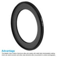 thumbnail image 4 of Unique Bargains 77mm-55mm Metal Step Down Ring, Camera Lens Filter Adapter Ring for Camera Lenses Hood, Black, 4 of 5