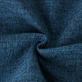 thumbnail image 6 of Phantoscope Textural Faux Linen Series Square Decorative Throw Pillow Cusion for Couch, 12" x 20", Navy Blue, 2 Pack, 6 of 6