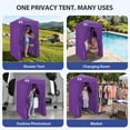 thumbnail image 5 of EAGLE PEAK Flex Ultra Compact 4x4 Pop-up Changing Room Canopy, Portable Privacy Cabana for Pool, Fashion Photoshoots, or Camping (Purple), 5 of 10