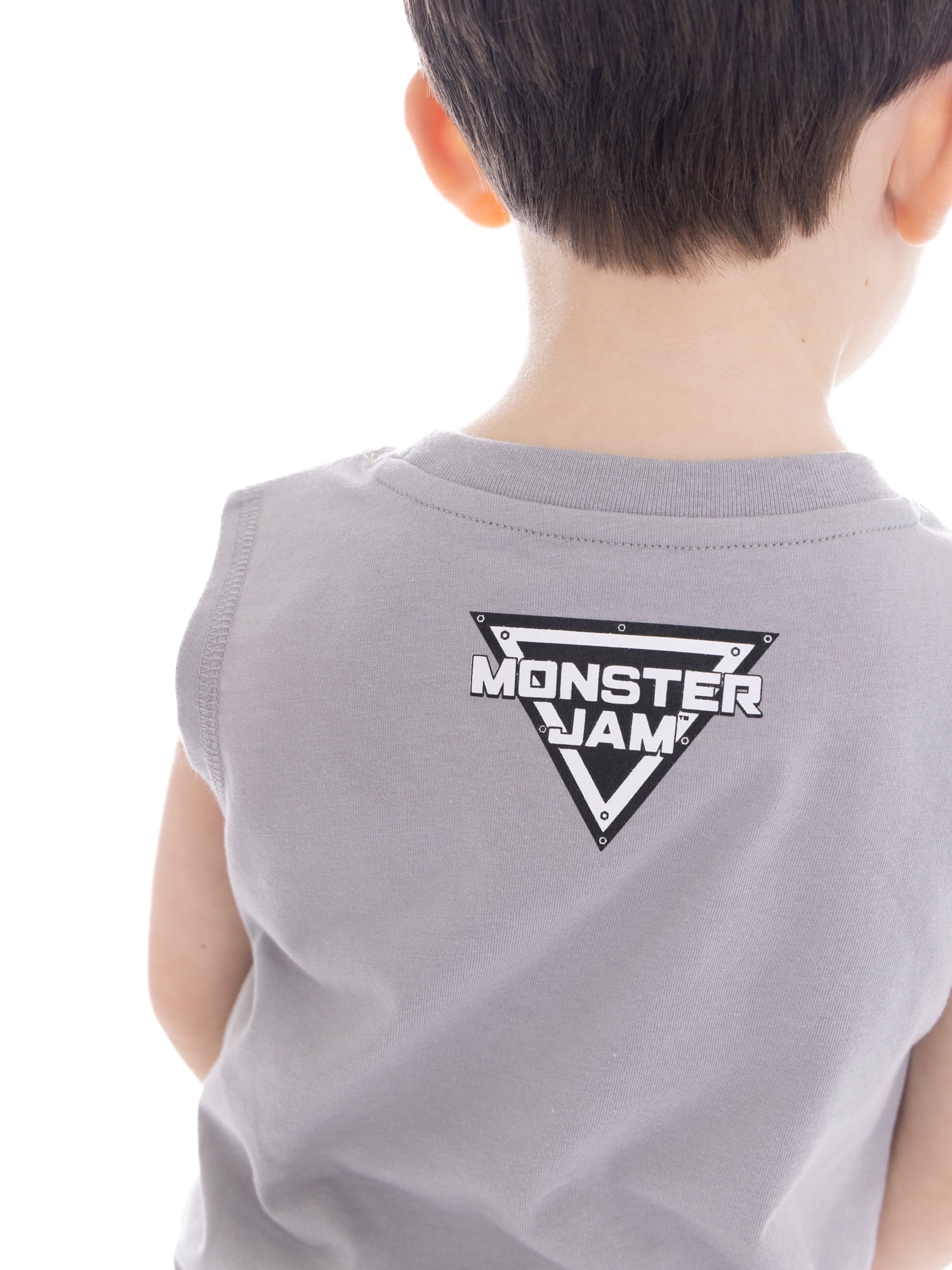 Monster Jam Toddler Boys Graphic Print Tank Top and Shorts Set, 2-Piece, Sizes 12M-5T