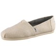 thumbnail image 1 of TOMS Women's 10009756 Naturl Metallic Linen Alpargata Flat, 1 of 3