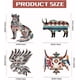 thumbnail image 2 of Juego de 4 pegatinas de transferencia térmica de animales occidentales, diseño azteca, parches bohemios para planchar, papel de transferencia térmica lavable., 2 of 9