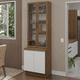 thumbnail image 2 of Kit Gabinete Bajo con Armario de Vidrio Madesa Glamy 70 MB 01, 2 of 12