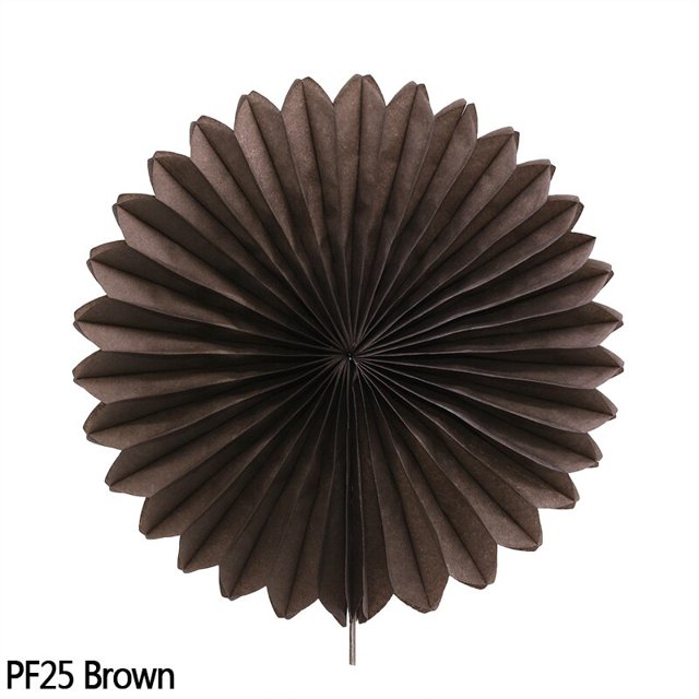Abanicos de papel de seda recortados de Color, flores colgantes, manualidades de papel para fiesta de boda, Decoración de cumpleaños, suministro, 10-30cm, 5 unidades