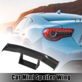 thumbnail image 2 of 2pcs Universal Auto Car for Mini Spoiler Wing Decoration ABS Black 6.69"x1.38"x1.38", 2 of 6