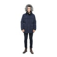 thumbnail image 3 of Rokka&Rolla Men's Parka Warm Winter Coat with Faux Fur Hood Jacket, 3 of 8