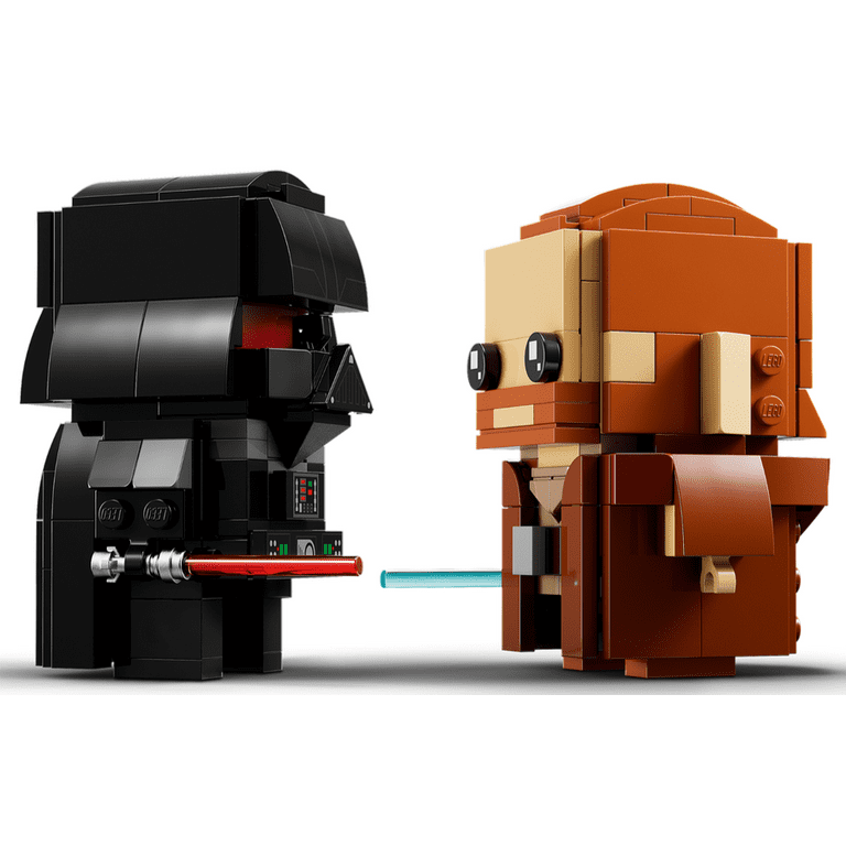 slot mærke Mus LEGO Star Wars Brickheadz Obi-Wan Kenobi™ & Darth Vader™ 40547 - Walmart.com