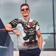 thumbnail image 3 of Lsque The Binding of Isaac Pattern Golf Shirts for Men Dry Fit Print Moisture Wicking Performance Short Sleeve Polo Shirt-Large, 3 of 7