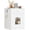 White, variant on Litter Box Enclosure, Hidden Cat Litter Box Cabinet with Drawer, Wooden Pet Crate, Litter Box Furniture as Cat House, End Table, Fit Most of Litter Box (White)