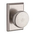 thumbnail image 2 of Baldwin Reserve FDRUSRSR481 Full Dummy Rustic Knob and Rustic Square Rose Dark Bronze Finish, 2 of 2