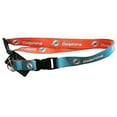 thumbnail image 1 of Miami Dolphins Lanyard Reversible, 1 of 3
