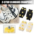 thumbnail image 4 of 5-Tooth Walking Nail Crampons Lightweight Ice Spikes For Skiing-, 4 of 8