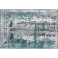 thumbnail image 2 of Addison Rugs Mayfield Premium Machine Washable Transitional Abstract Teal Rectangle Rug, 1'8" x 2'6", 2 of 6