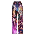thumbnail image 5 of Demon Slayer Pajama Pants Long Sleep Pants Soft Elastic Waist PJ Bottoms Lounge Pants, 5 of 7