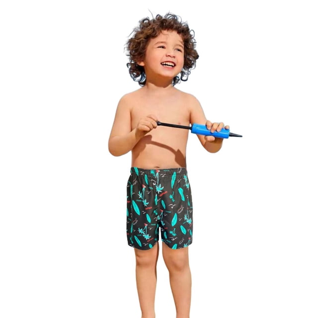 Short Duradero Niño Bermuda Casual Verano Playa Alberca Color
