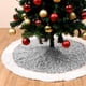 thumbnail image 4 of Fiudx Collar para Árbol de Navidad, Diseño de Lentejuelas Brillantes, Falda de Terciopelo de Doble Capa, Fácil de Instalar, Decoración Festiva Brillante, Decoración para Fiestas En Casa, Navidad y Ha, 4 of 6