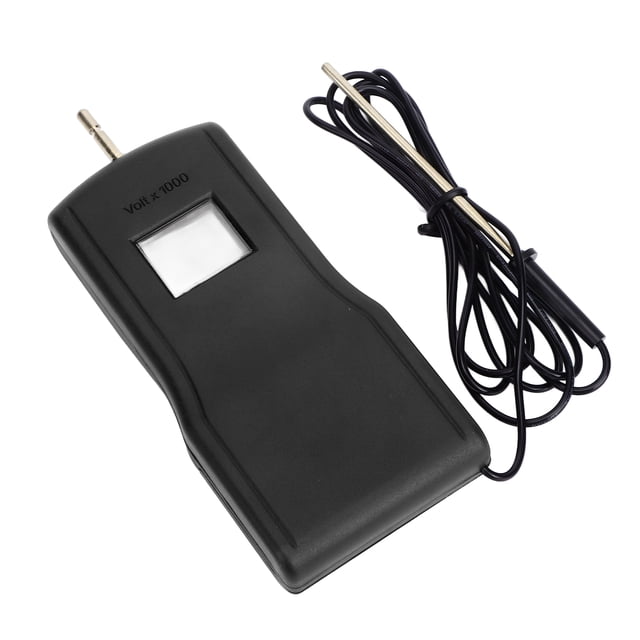 LCD Electric Fence Voltage Tester, Portable Voltmeter for Farm Garden, Durable Material, with Fence Host, for Farms and Temporary Electric Fence Systems