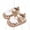 Gold, variant on DuoJiaJ Summer Children Toddler Shoes Girls Sandals Flat Hollow Design Breathable Comfortable Petal Shape Sandals Soft Sole Size 4