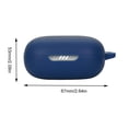 thumbnail image 3 of Estuche para audífonos Protector de carcasa para audífonos a prueba de polvo para JBL LIVE FLEX Azul, 3 of 3