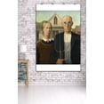 thumbnail image 2 of American Gothic (Artist: Grant Wood) c. 1930, Masterpiece Classic (36x54 Giclee Gallery Art Print, Vivid Textured Wall Decor), 2 of 3