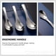 thumbnail image 4 of 2 cucharas de metal para niños, cucharas de sopa, cucharón grande para helado, banquetes, café para bebés, 4 of 6