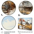 thumbnail image 3 of Designart "Countryside Rustic Barn Collage II" Landscapes Canvas Print, 3 of 5