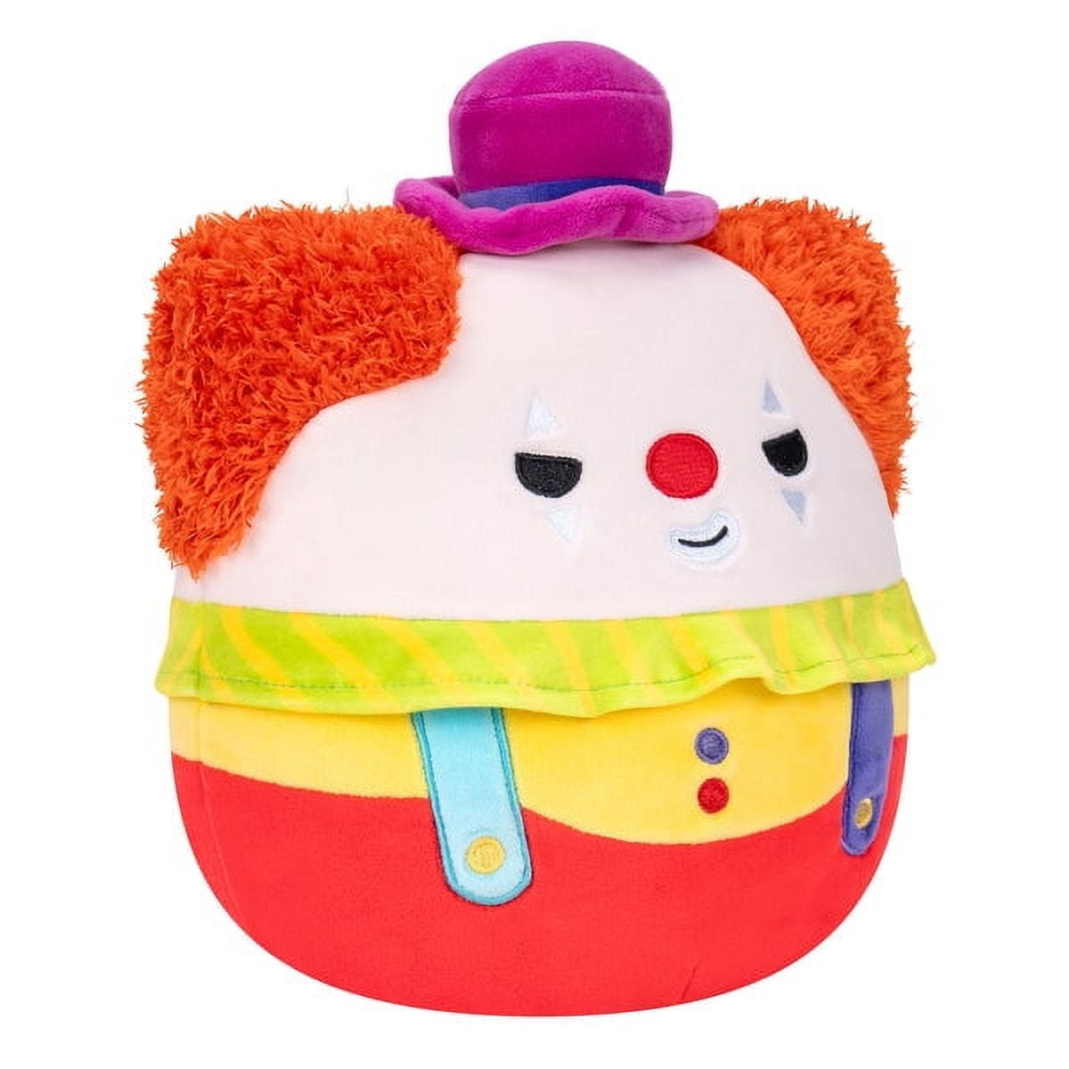 Squishmallows Official Kellytoy 8 Inch Bimbi the Clown Evil Look