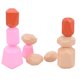 thumbnail image 3 of Bloque de construcción de piedra de colores, juego de construcción de piedra de colores de madera, juego de apilamiento de madera, juguete de piedra de colores, resultados impresionantes, 3 of 14