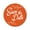 Orange, variant on Darling Souvenir DIY 45 Pcs Black Leaf Vines Save The Date Stickers Round Envelope Seal-1.6 Inches