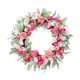 thumbnail image 3 of Corona Decorativa de Puerta de 19,69 Pulgadas, Corona de Flores Artificiales de Seda para Colgar en La Pared, Decoración para El Hogar, 3 of 8