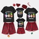 thumbnail image 2 of Pijamas familiares a juego de Navidad, conjuntos de Pijamas cortos negros y rojos, My Gnomies, en julio, 2 of 3