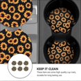thumbnail image 2 of 6pcs Chic Sunflower Pattern Coaster Anti-skid Cup Mat Practical Cup Pad for Car, 2 of 2