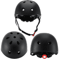 thumbnail image 2 of QiShi Kids Bike Helmet, Toddler Helmet for Ages 8-14 Boys Girls with Sports Protective Gear Set Knee Elbow Wrist Pads for Skateboard Cycling Scooter Rollerblading-Black, 2 of 9