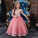 thumbnail image 2 of Vestido de princesa de manga corta para niña grande de Europa y Estados Unidos, vestido de novia de corte infantil, vestido de actuación de piano, 2 of 6