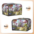 thumbnail image 2 of KLL Dreamy Mushroom House Print 4 Slice Toaster Dust Covers Kitchen Small Appliance Cover with 2 Pockets,Can hold Jam Spreader Knife & Toaster Tongs (12.4 x 10.6 x 8.2), 2 of 6