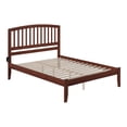 thumbnail image 1 of Leo & Lacey Richmond Queen Solid Wood Platform Bed in Walnut, 1 of 5