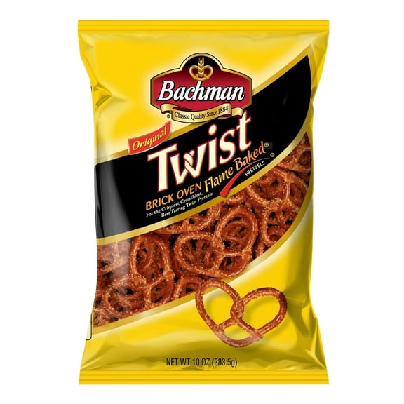 Bachman Twist Pretzels, 10 oz, 10 Count Case