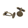thumbnail image 3 of Sonducket 20 piezas bronce antiguo 12mm plano en blanco configuración gemelos gemelos Ropa, zapatos y accesorios Miscelánea, 3 of 6