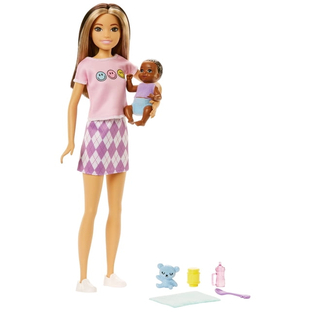 Barbie Dolls and Accessories, Skipper Doll (cabello de dos tonos) Barbie -