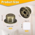 thumbnail image 2 of Uxcell 2Pcs 0.5" Tall Lamp Finials, 1/4-27 Thread Lamp Cap Knob Decoration Screw Cap Nuts with Cleaning Cloth for Table Floor Lighting Fixtures Shade Holder Decor, Bronze, 2 of 7