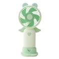 Amketima Handheld Mini Fan USB Rechargeable with LED Lights Quiet Cute ...