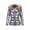 Silver, variant on Women's Lightweight Winter Warm Puffer Bubble Coat Quilted Padded Hooded with Faux Fur Collar Outerwear