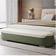 thumbnail image 5 of End of Bed Bench, Modern Upholstered Entry Bench, Leather Bedside Bench, Storage Bench, Bedroom Footstool (C, 150 * 40 * 45cm), 5 of 6