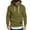 Army Green, variant on LEKDFST Hoodies for Men Casual Solid Hooded Sweatshirt Long Sleeve Drawstring Pullover Tops with Pockets Army Green L