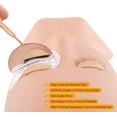 thumbnail image 2 of Miroir pour Extensions de Cils - Grand Miroir Demi-Lune en Acier Inoxydable pour Artistes de Cils, 2 of 6