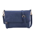 thumbnail image 1 of Bandolera Gladdon Small para mujer de piel vegana azul, 1 of 7